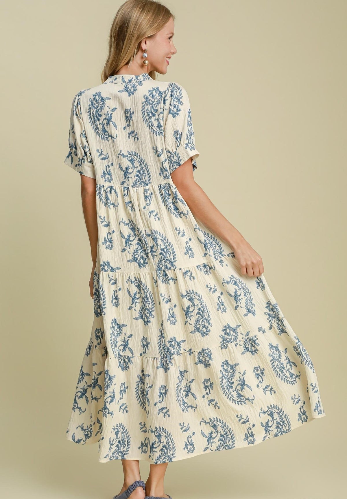 UMGEE Maxi Dress Blue Mix