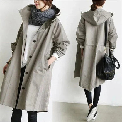 Lyonesse - Water-Resistant Oversized Trench Coat