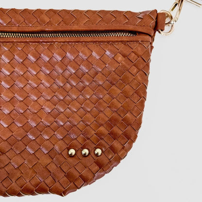 Westlyn Woven Bum Bag Brown