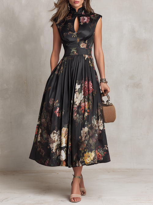 Ulyra - Luxe Pleated Midi Dress