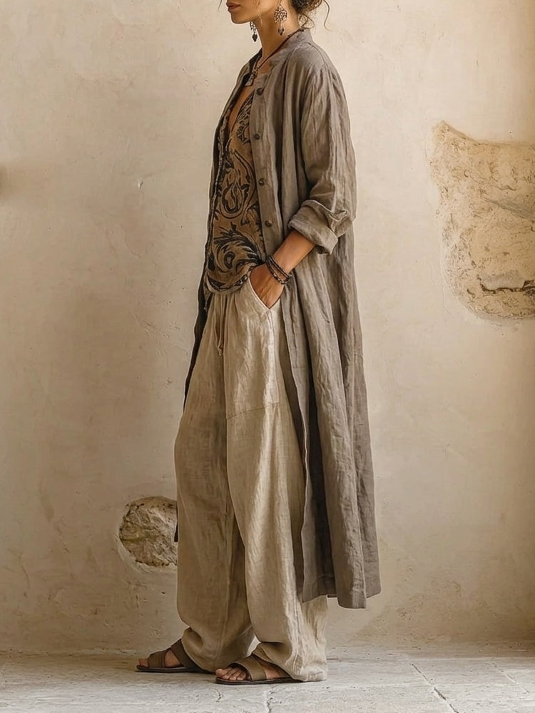 Brietta - Lightweight Linen 3-Piece Set