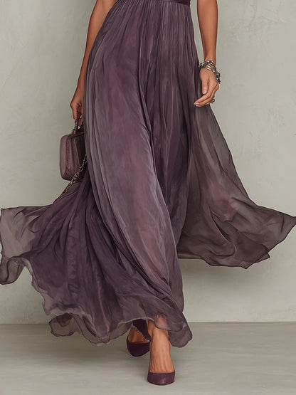 Jacinda - Ethereal Keyhole Maxi Dress