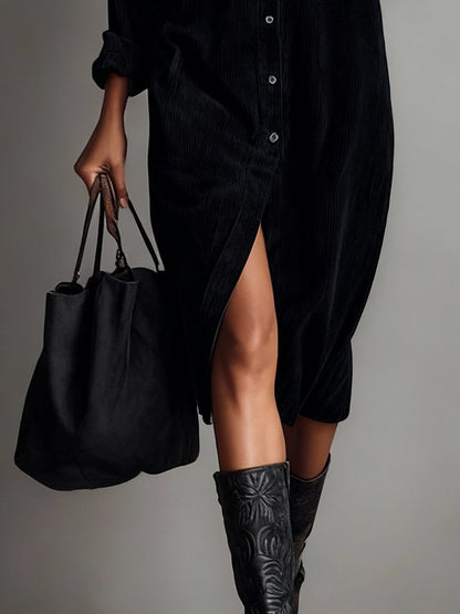 Adara - Soft-Touch Midi Dress