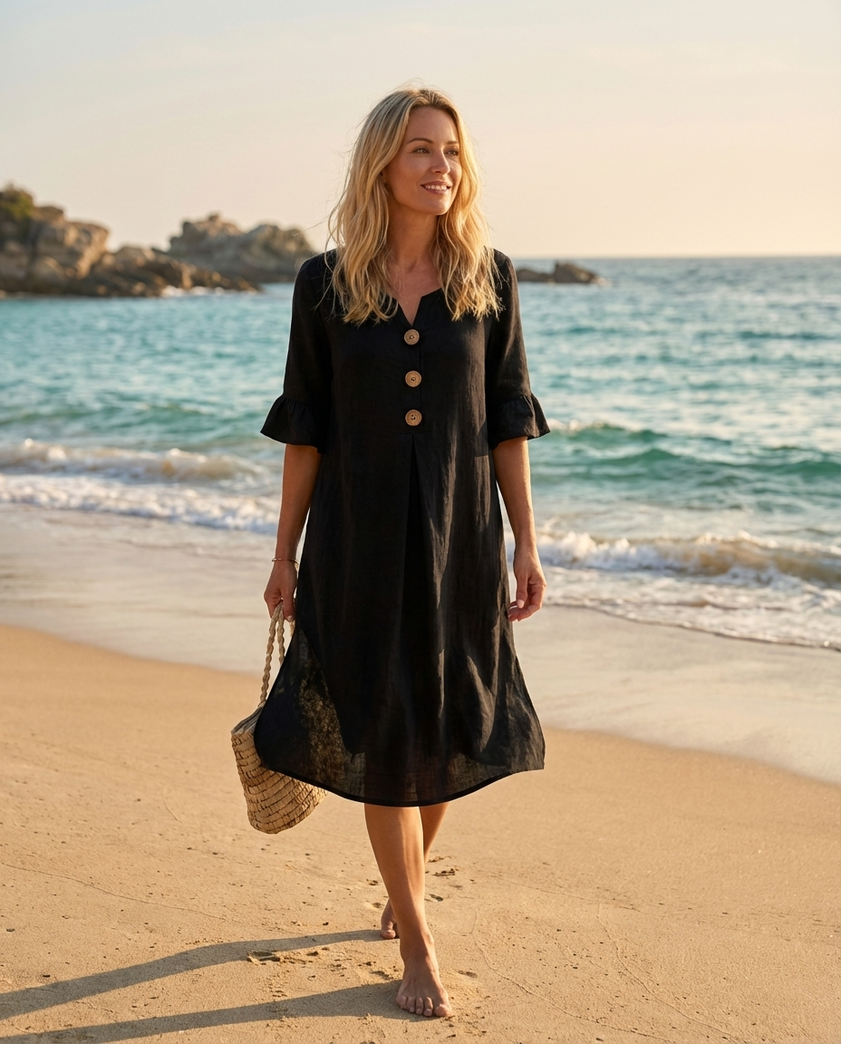 Kallista - Breezy Linen Dress