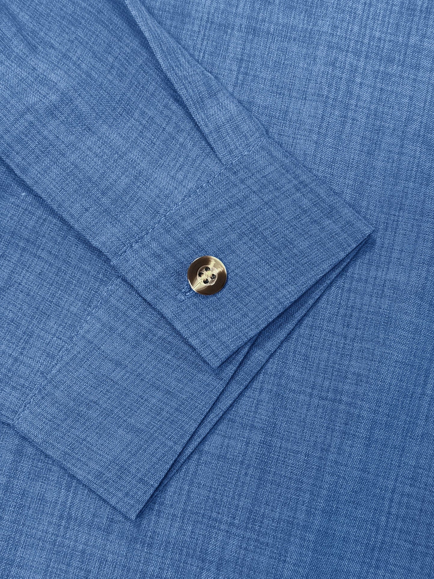 Collared Long Sleeves Button Down Work Shirt