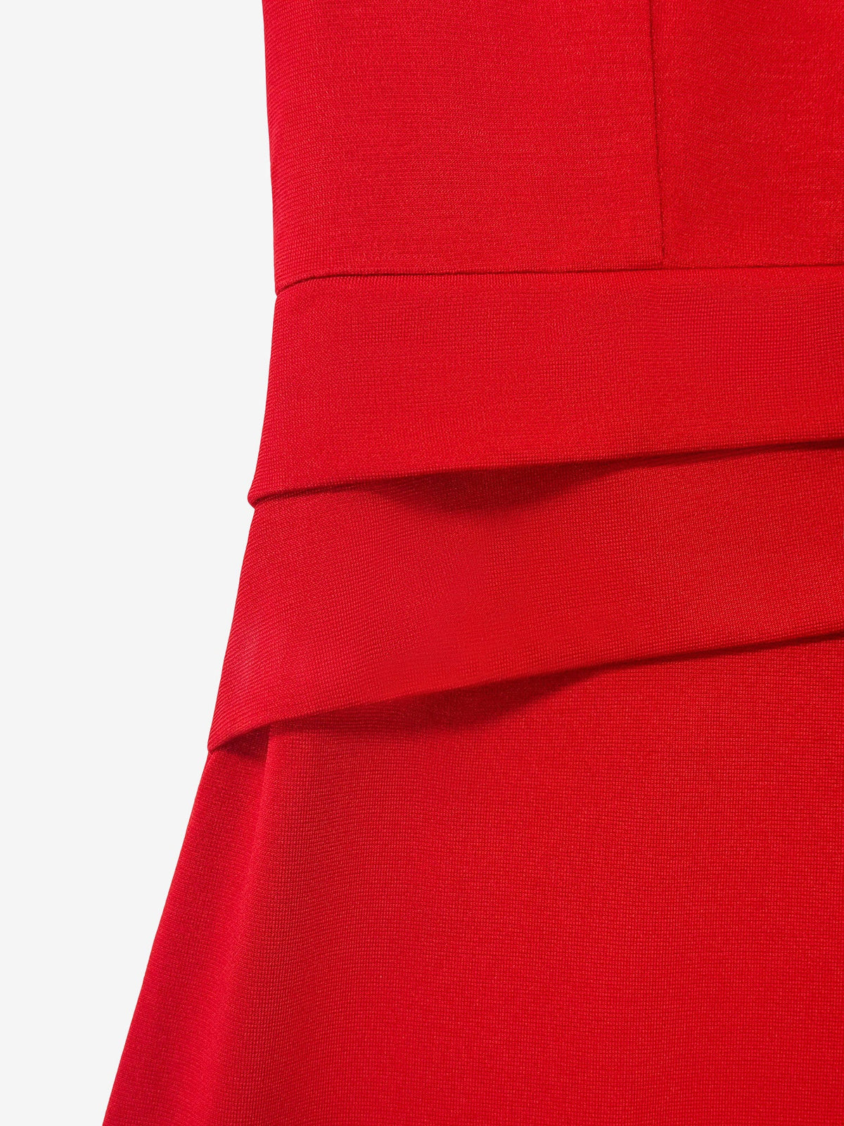 Classic Solid Color Ruched Puff Sleeve Bodycon Midi Sheath Dress with Business Casual Slim Fit Timeless Design