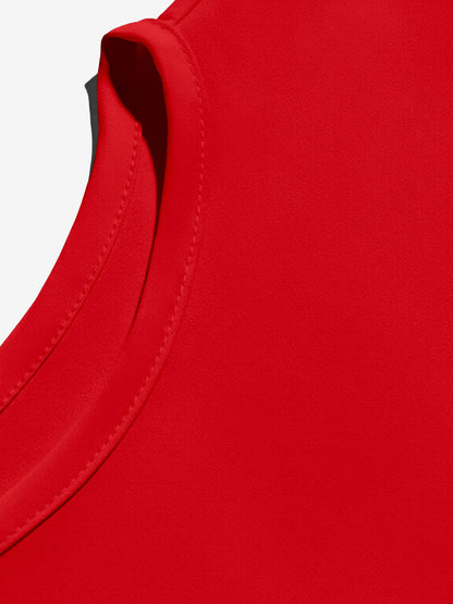 Notch Neck Cold Shoulder Solid Color Blouse