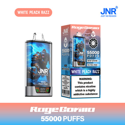 JNR Rage Gorilla 55K 55000 Puffs Smart Display Original Disposable Vape