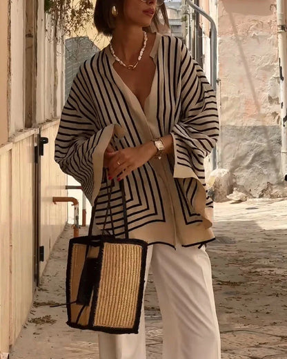 Zella - Soft-Touch Stripe Shirt