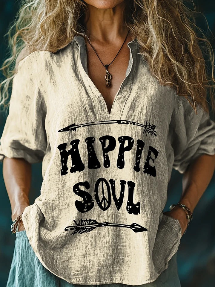 Letter Short Sleeve Crew Neck Boho Dress