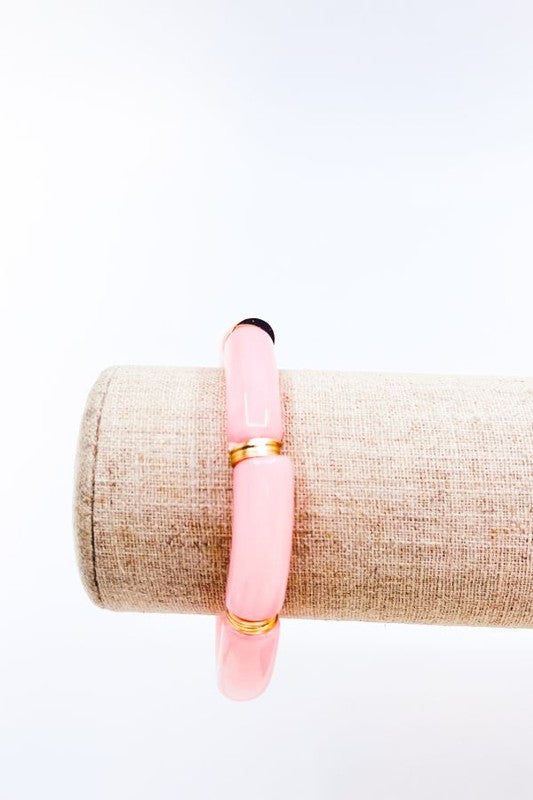 Acetate Bead Bracelet