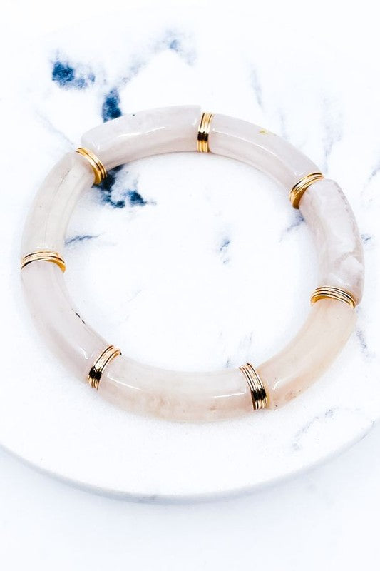 Acetate Bead Bracelet