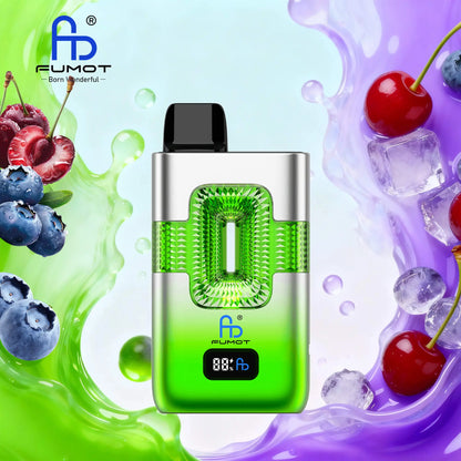 Fumot ECO 2in1 50000 50K Puffs Double Flavors Smart Display Original Rechargeable Disposable Vape