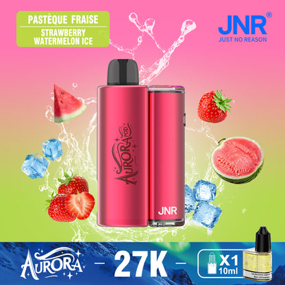 JNR Aurora 27K 27000 Puffs 2+10ml Replaceable Pod Kit Refillable Original Disposable Vape