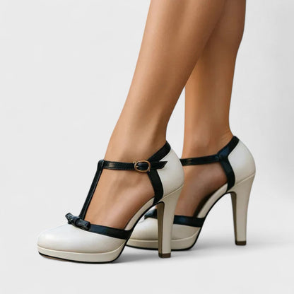 Velena - T-Strap Platform Heels