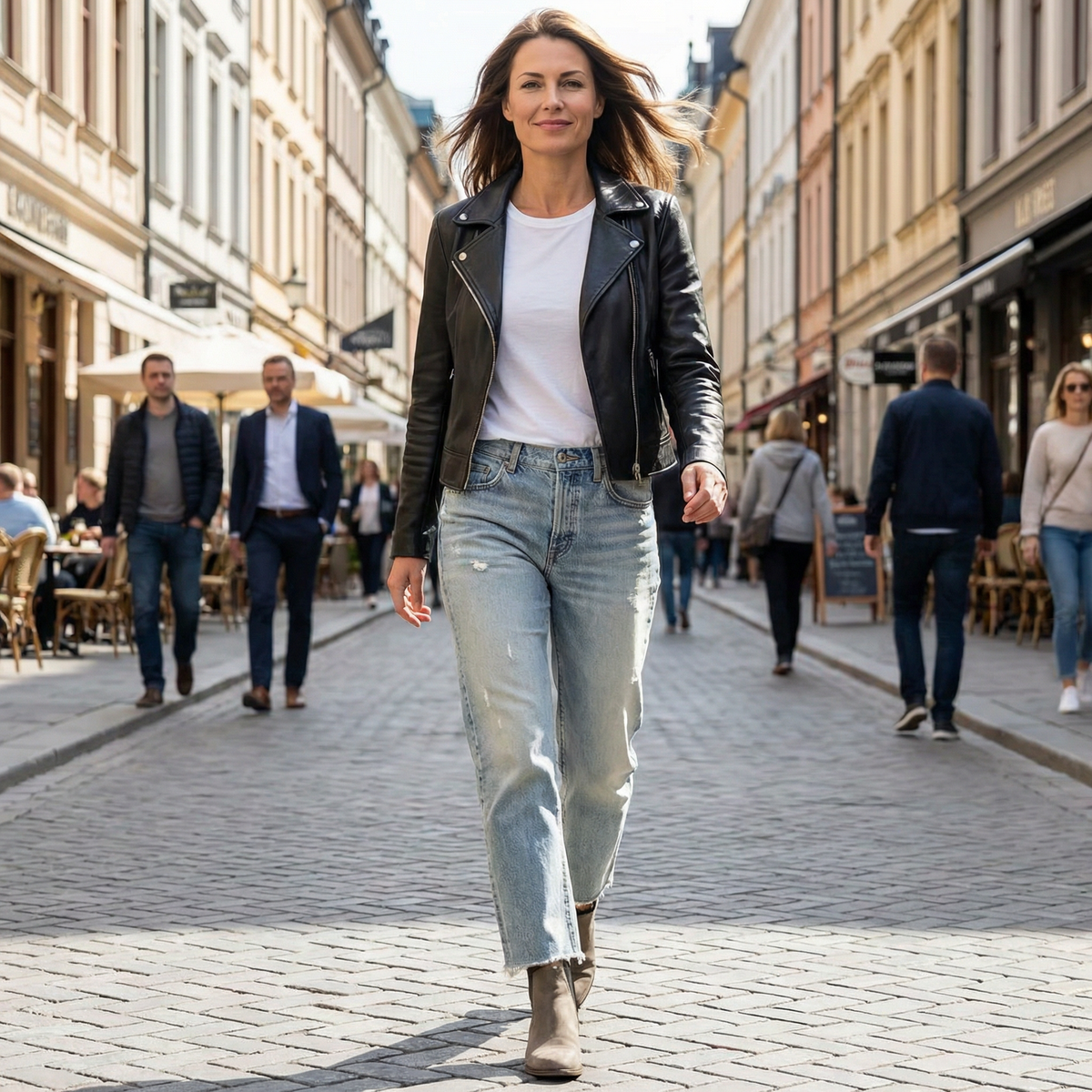 Zelda - Premium Stretch Cropped Jeans