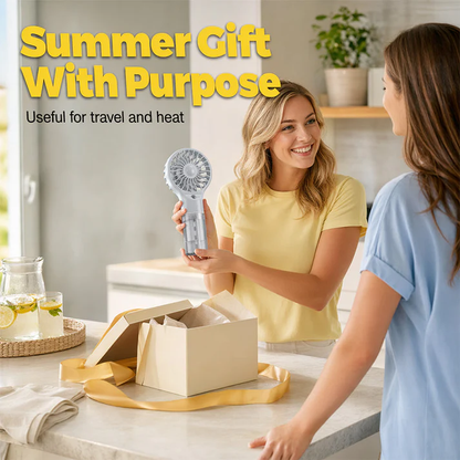 🏖️❄️ 50% OFF TODAY! 💦 Portable Handheld Mist Cooling Fan ✨ Instant Cooling Relief for Hot Summer Days, Travel & Outdoor Activities
