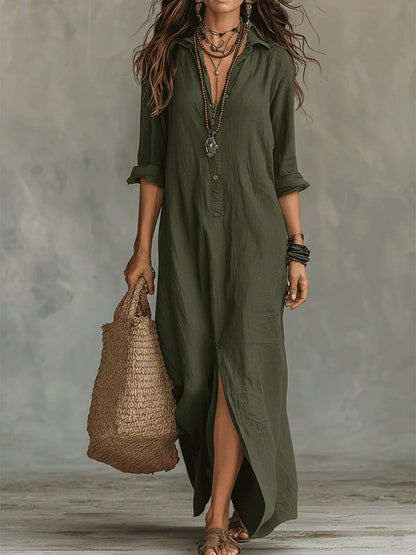 Blythe - Breezy Linen Maxi Dress