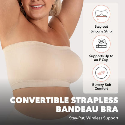 ⏳Summer Hot Sale 58% OFF🤎Convertible Strapless Bandeau Bra