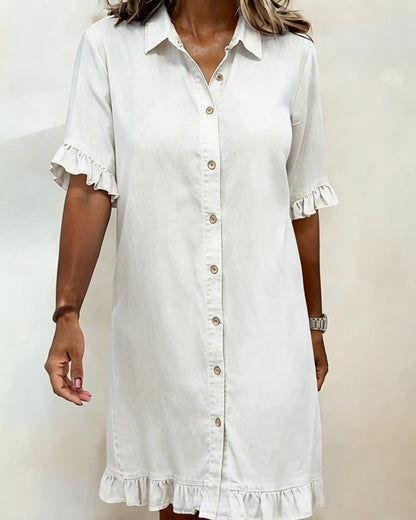 Kirella - Button Front Shirt Dress