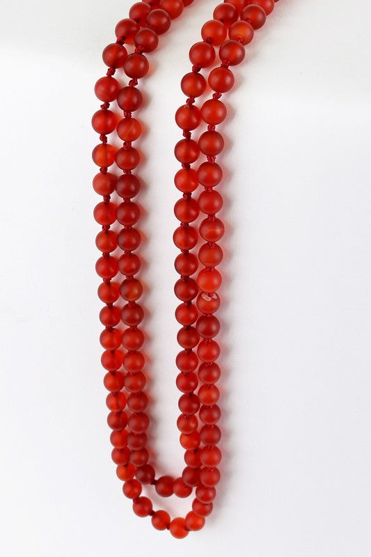 Natural Stone Bead Necklace