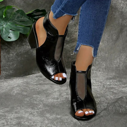 Rumi - Supportive Open-Toe Mules