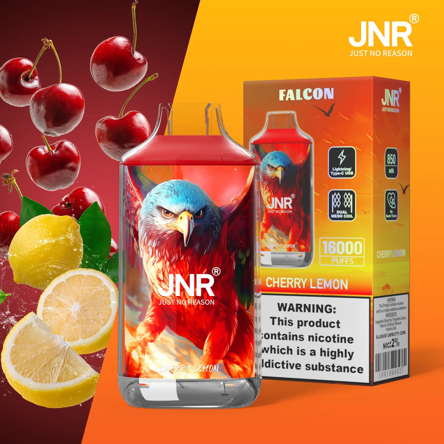 JNR FALON 16000 16K Puffs Original Edition Disposable Vape
