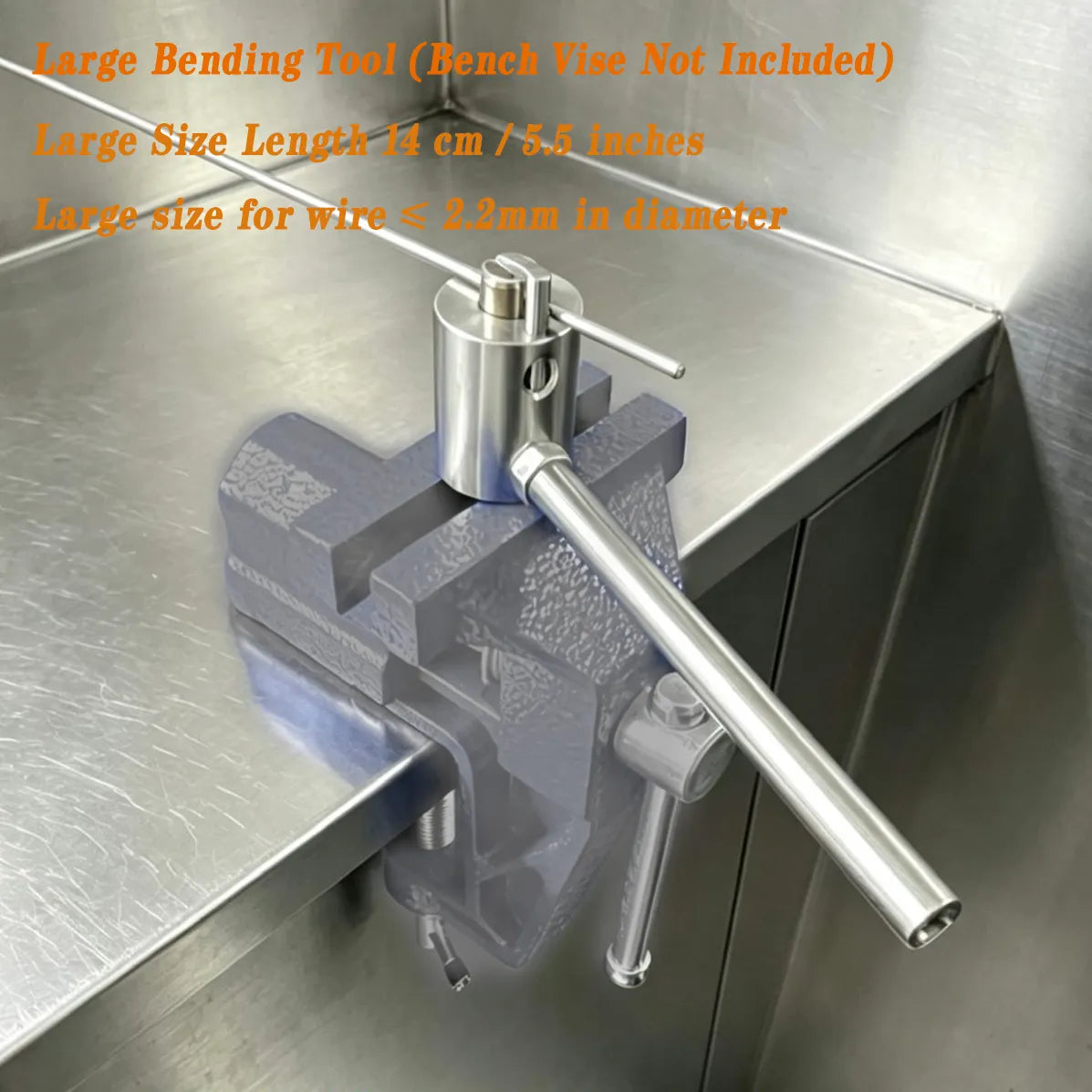 Portable Precision Wire Bender | Desk Clamp Type Metal Wire Shaping Tool for Jewelry Makers, Wire Artists & DIY Hobbyists