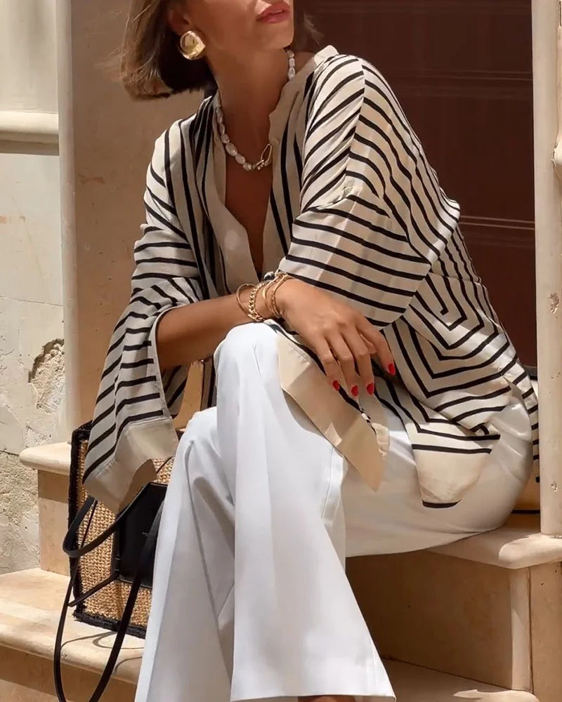 Zella - Soft-Touch Stripe Shirt