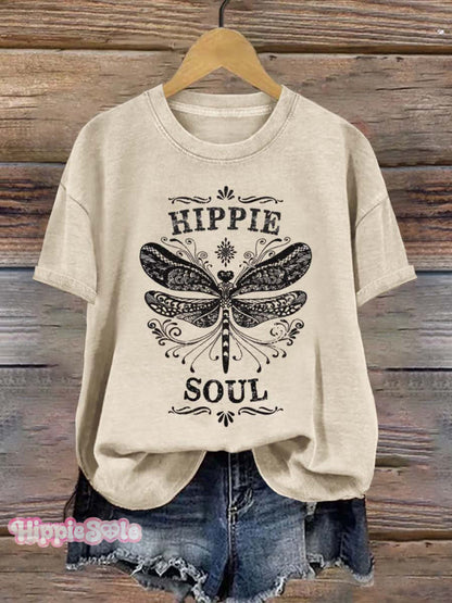 Hippie Soul Art Print T-shirt