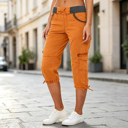 Astrelia - Utility Cargo Capri Pants