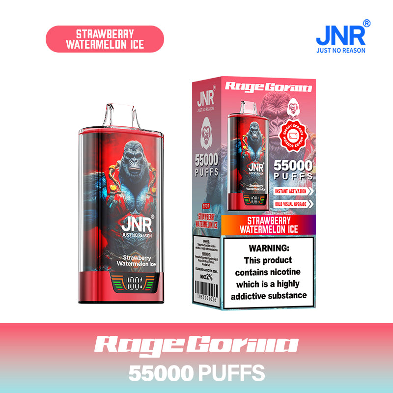 JNR Rage Gorilla 55K 55000 Puffs Smart Display Original Disposable Vape