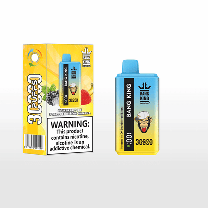 Bang 30000 30k Puffs 0% 2% 3% 5% Nicotine Double Taste  LCD Display Disposable Vape