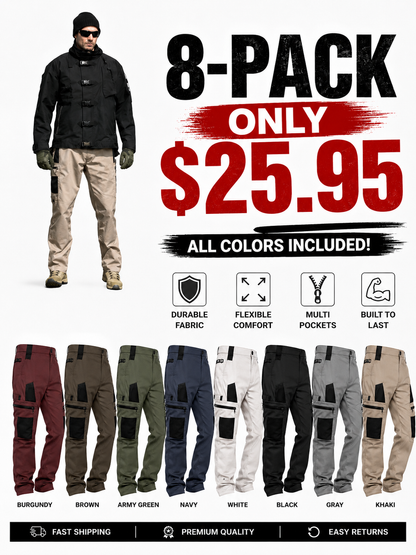 🔥Men's Loose-Fit Utility Jeans🔥All Colors Included