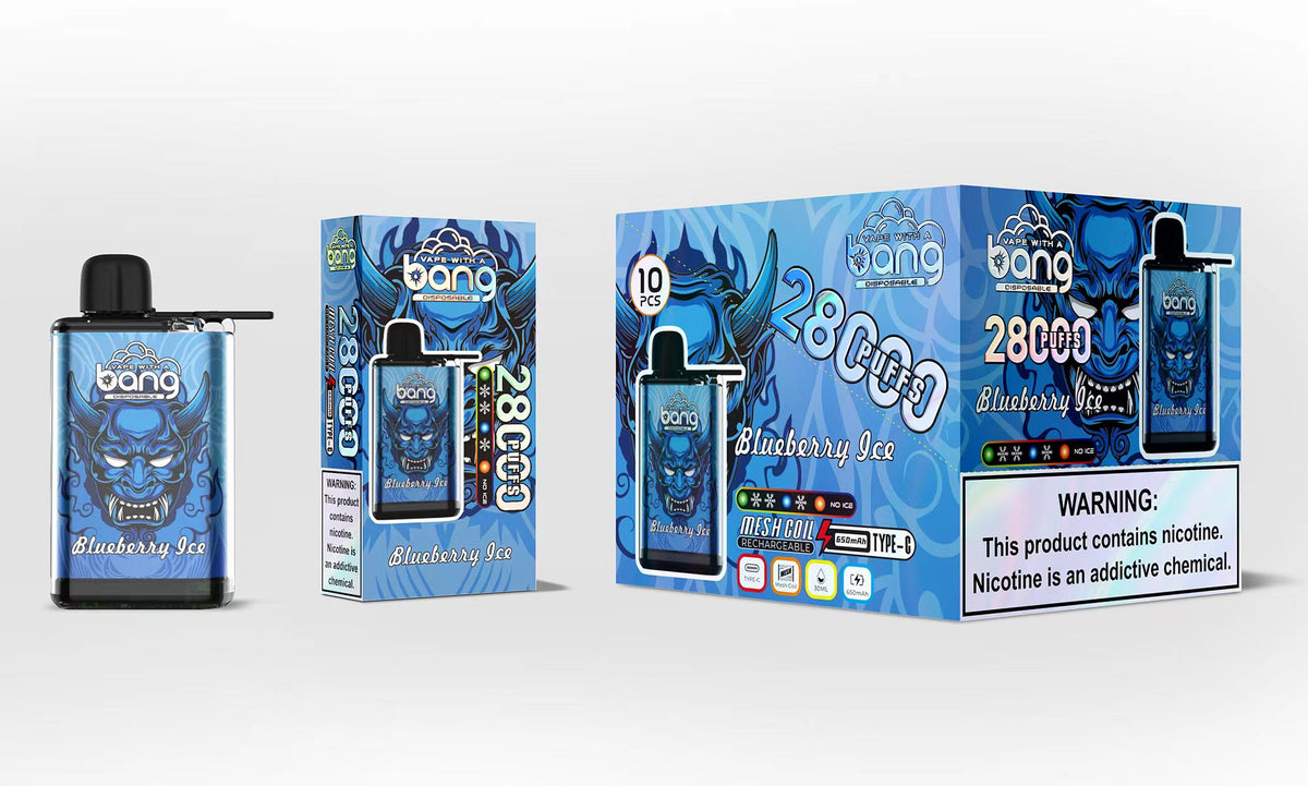 Bang 28000 28K Puffs Original Adjustable Ice level Disposable Vape Pen