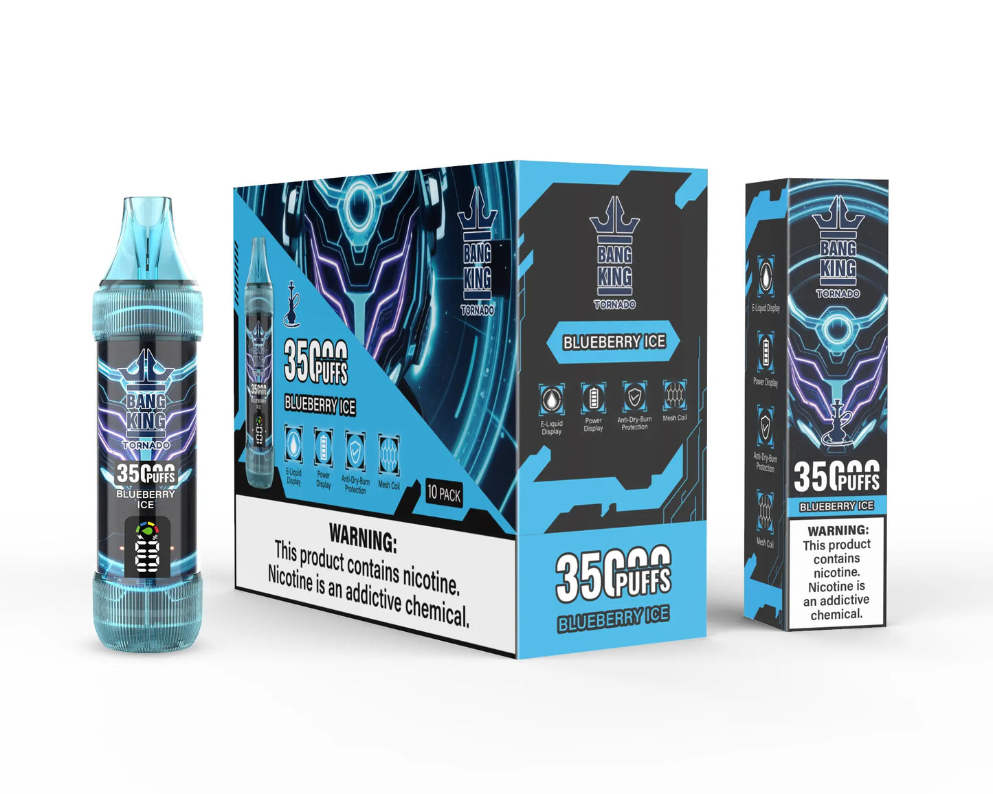Bang King Tornado 35000 35K Puffs Original LED Display Edition Disposable Vape Pen