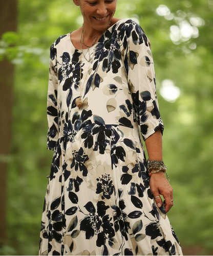 Griselda - Casual Pleated Maxi Dress