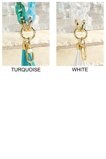 Chain Link Keychain Bracelet