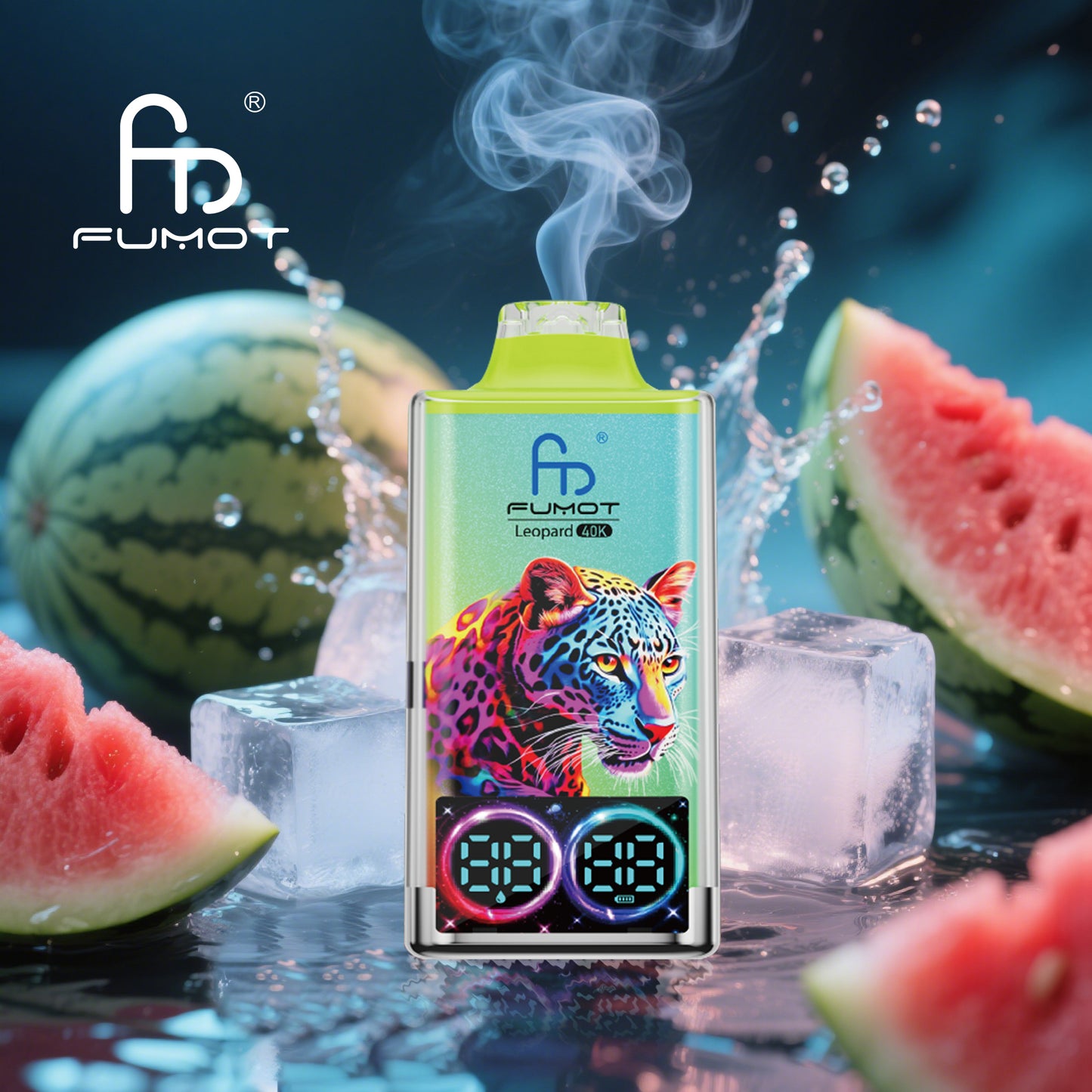 Fumot Leopard 40000 40K Puffs Original Edition Dual Mesh LCD Display Disposable Vape
