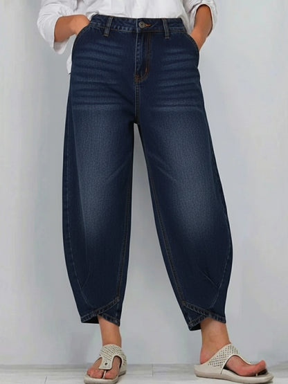 🔥 Women's Casual Simple Denim Cotton Pants