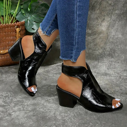 Rumi - Supportive Open-Toe Mules