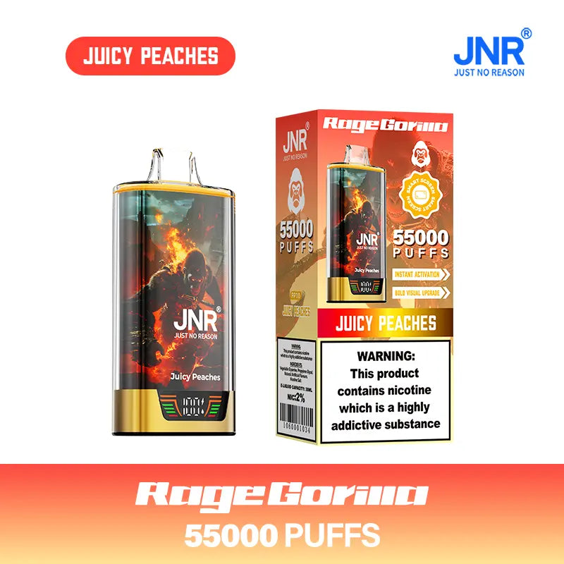 JNR Rage Gorilla 55K 55000 Puffs Smart Display Original Disposable Vape