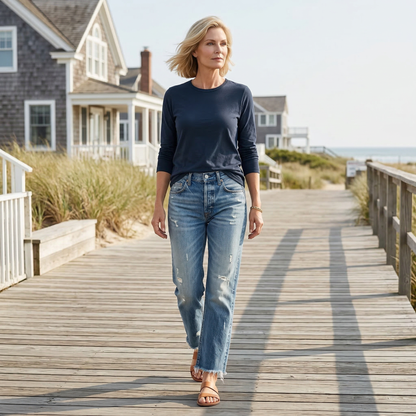 Zelda - Premium Stretch Cropped Jeans