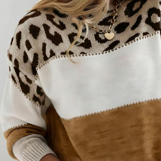 Arlaya - Soft-Touch Leopard Jumper