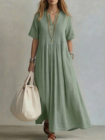 Wren - Lightweight Pleated Dress