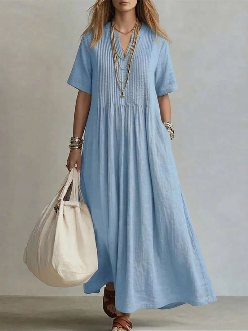 Wren - Lightweight Pleated Dress