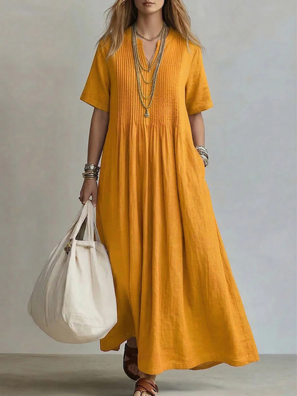Wren - Lightweight Pleated Dress