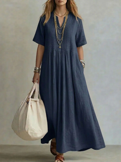 Wren - Lightweight Pleated Dress