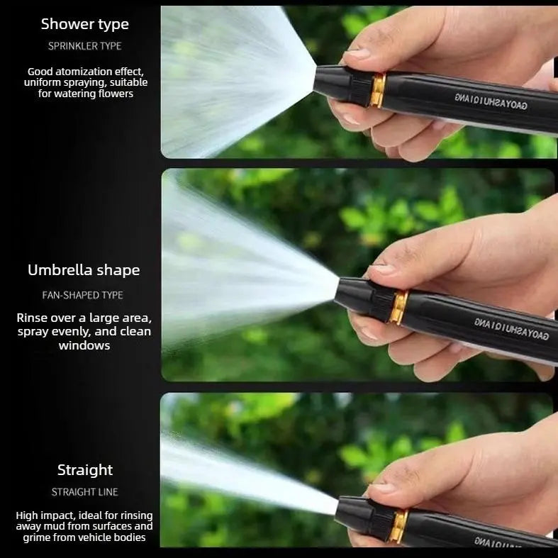 🚗 Make Car Washing Easier Than Ever! 💦 High-Pressure Water Gun 🚿 Powerful Spray with Booster Nozzle