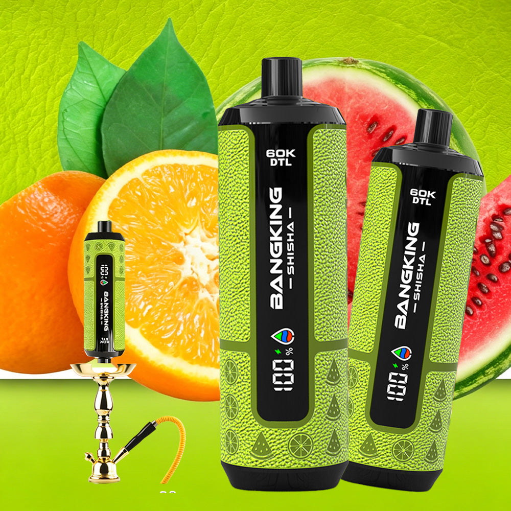 Bang King Shisha 60000 60K Puffs LED Display Disposable DTL Vape Pen